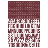 Color Vibe Collection - Sticker Book - Alphabet - Darks