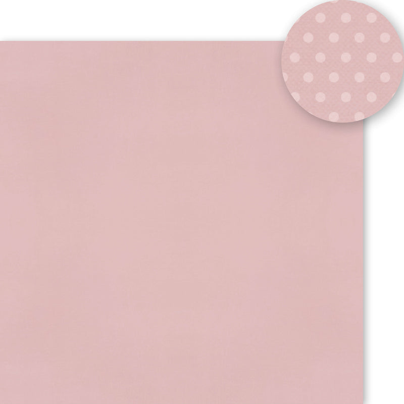 Color Vibe 12x12 Textured Cardstock - Dusty Rose