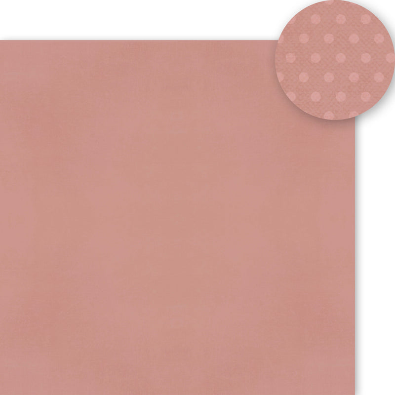 Color Vibe 12x12 Textured Cardstock - Mauve