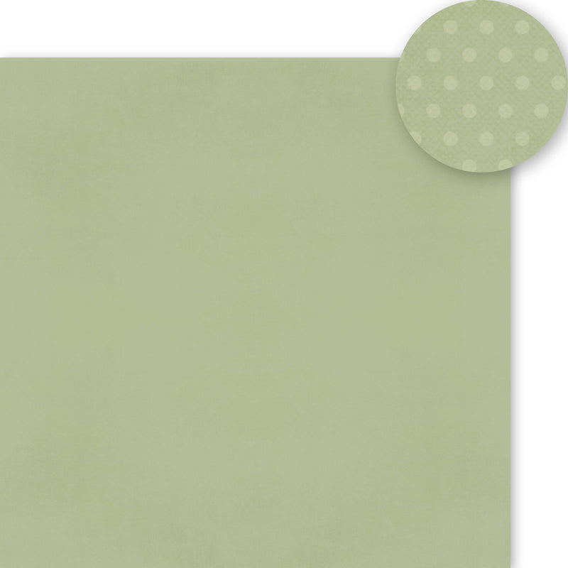 Color Vibe 12x12 Textured Cardstock - Sage