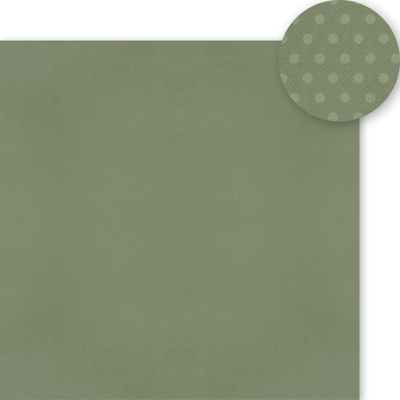 Color Vibe 12x12 Textured Cardstock - Moss