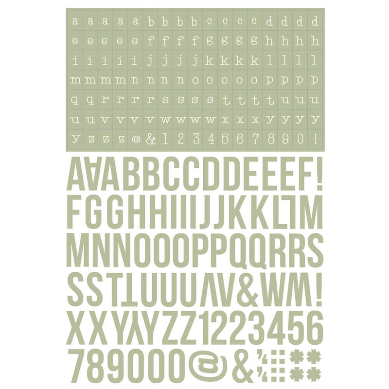 Color Vibe Collection - Sticker Book - Alphabet - Boho