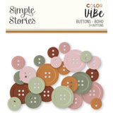 Color Vibe Buttons - Boho
