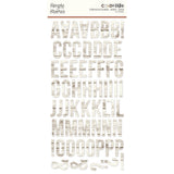 Color Vibe Foam Alpha Stickers - Woods-Aspen