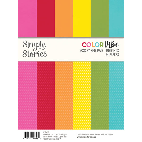 Color Vibe Brights - 6x8 Pad