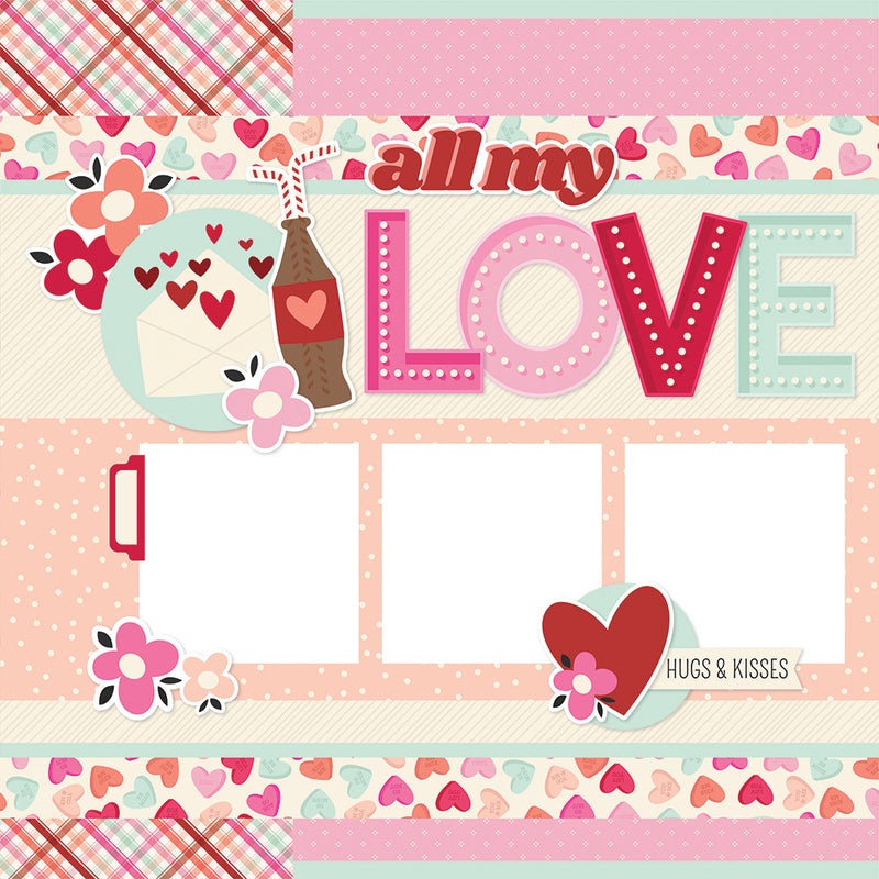 Simple Pages Page Kit - All My Love