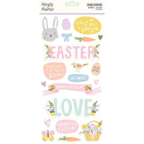 Bunnies + Blooms Foam Stickers