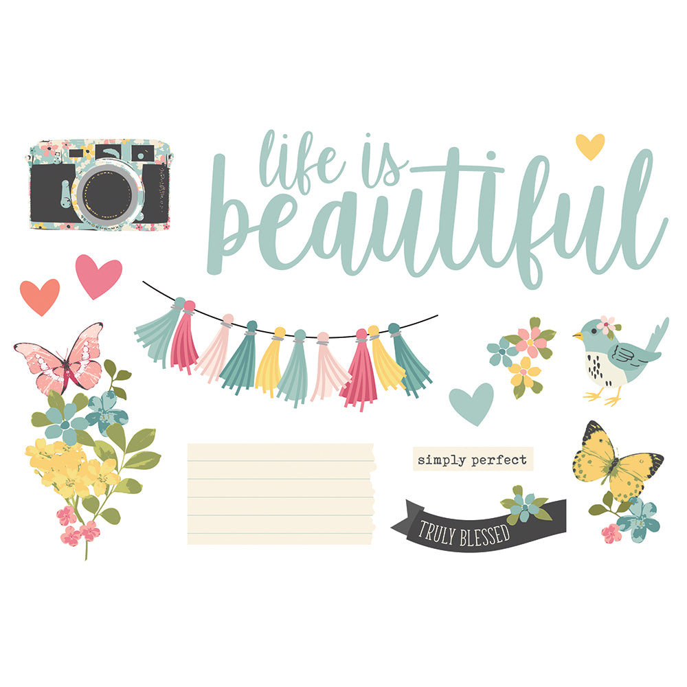 Simple Pages Page Pieces - Life is Beautiful