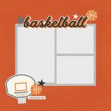 Simple Pages Page Pieces - Basketball double