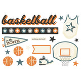 Simple Pages Page Pieces - Basketball double
