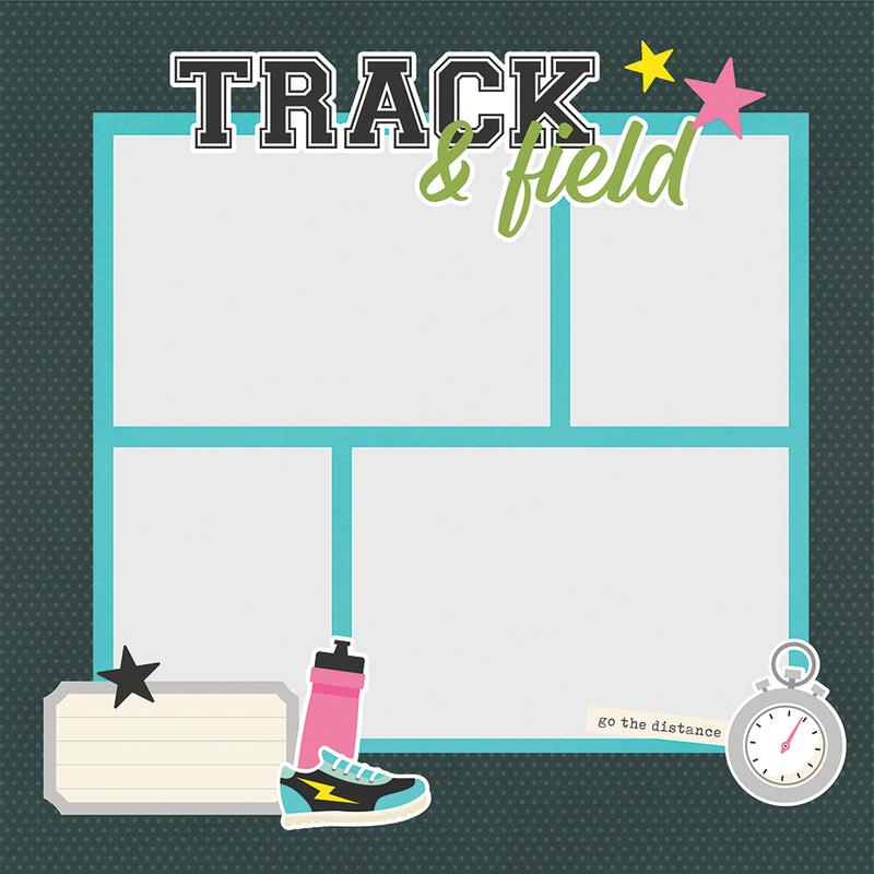 Simple Pages Page Pieces - Track & Field