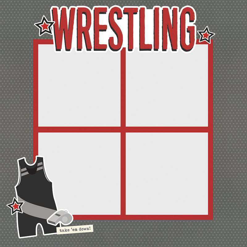 Simple Pages Page Pieces - Wrestling