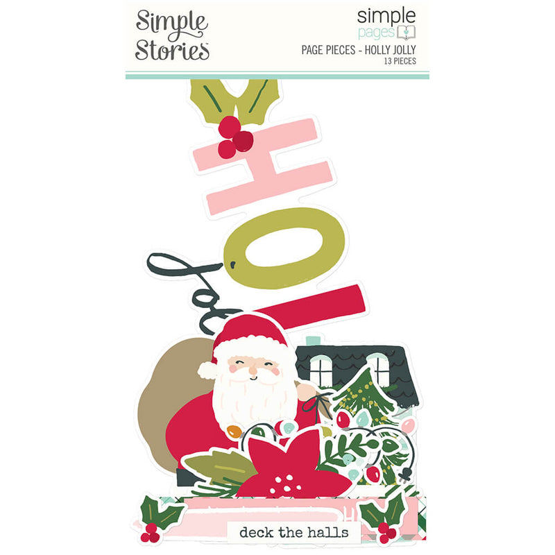 Simple Pages Page Pieces - Holly Jolly