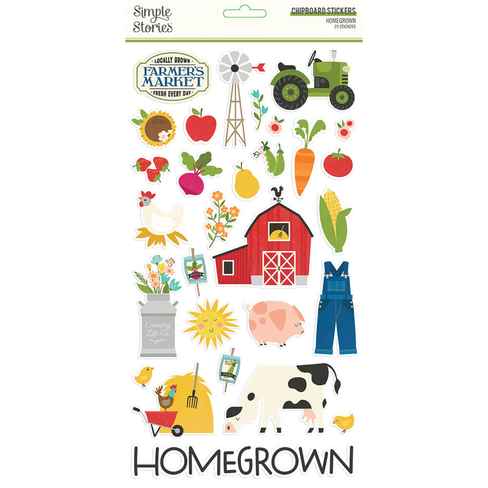 Homegrown  - 6x12 Chipboard