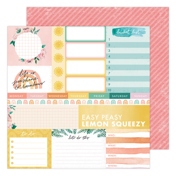 DAILY DOSE Patterned Paper Storyline Chapters by Heidi Swapp