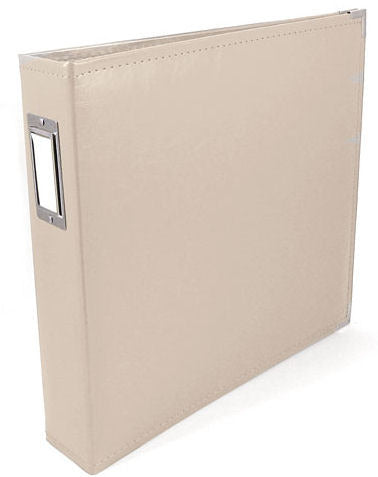 Classic Leather - 12x12 Three Ring Album - Greige