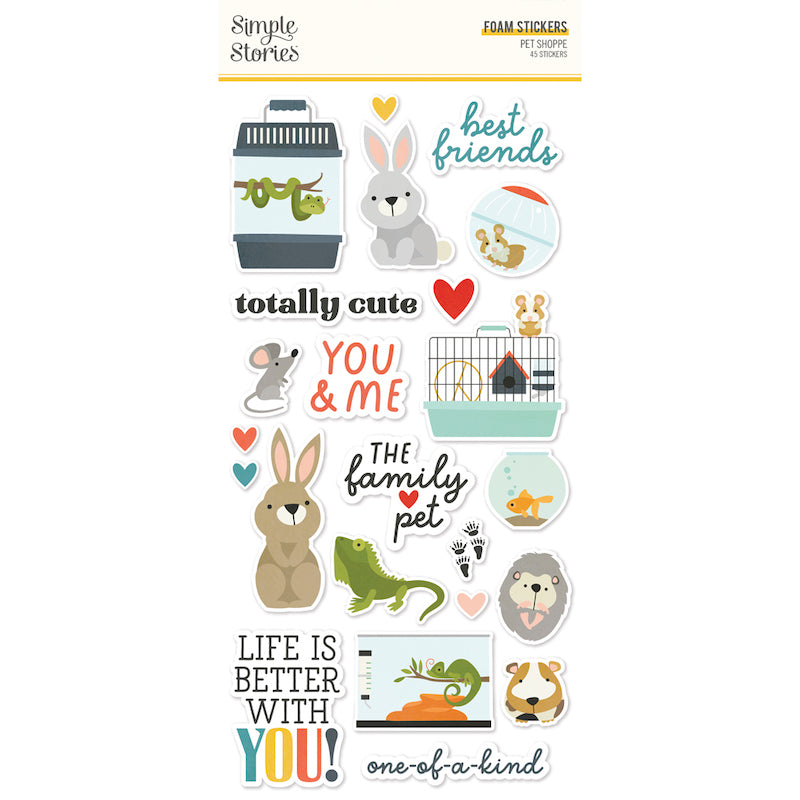 Pet Shoppe - Foam Stickers