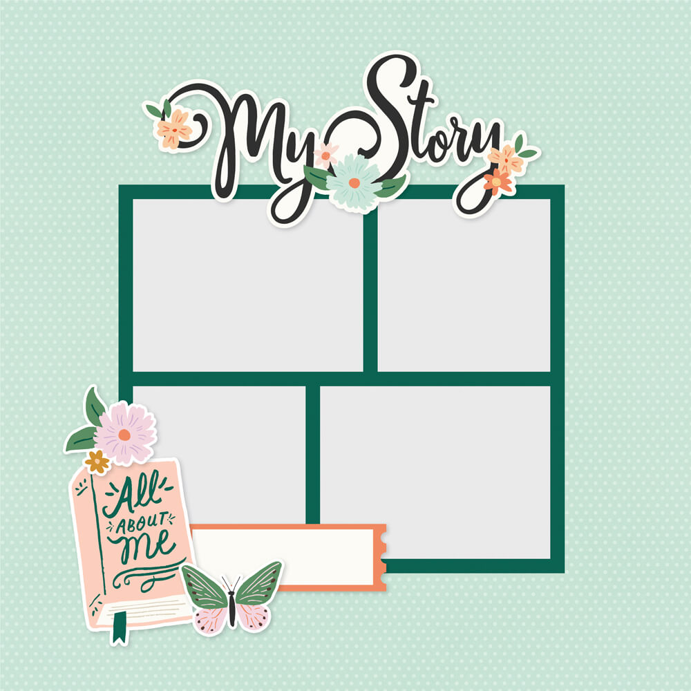 Simple Pages Page Pieces - My Story