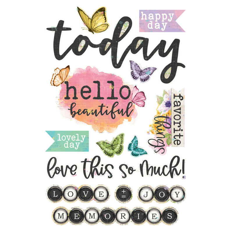 Simple Vintage Life in Bloom - Sticker Book