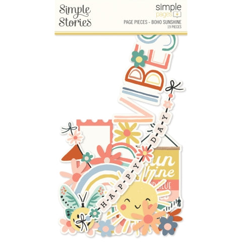 Simple Pages Page Pieces - Boho Sunshine