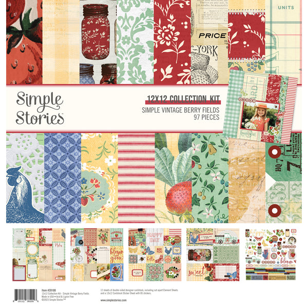 Simple Vintage Berry Fields - Collection Kit