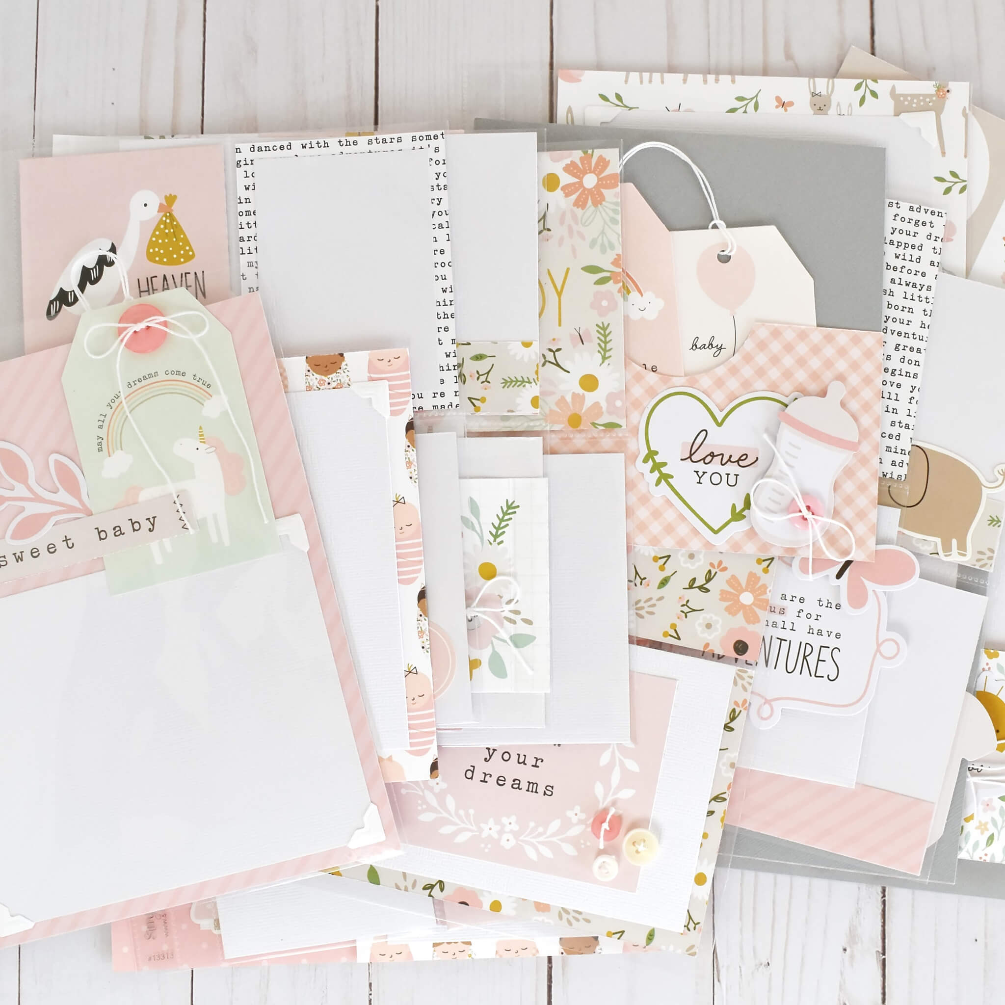 Little One Baby Girl Flipbook - Digital Tutorial