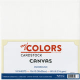 My Colors Heavyweight Cardstock Bundle - Snowbound Canvas