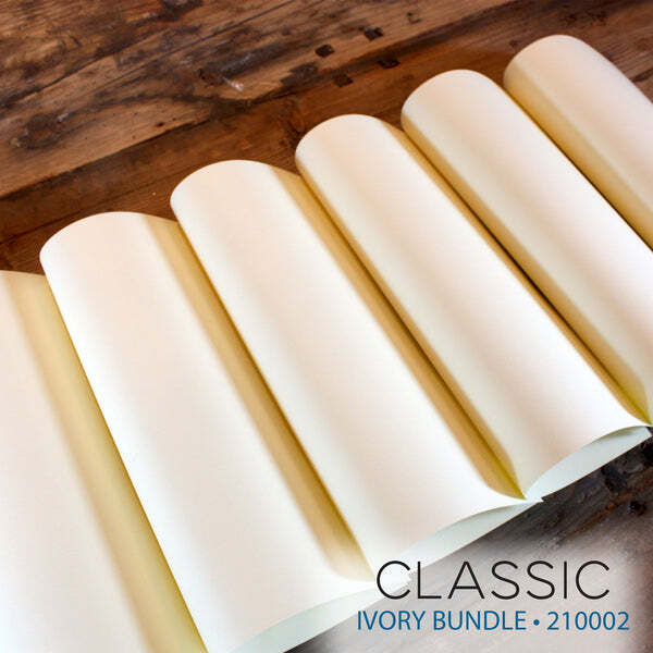 My Colors Heavyweight Cardstock Bundle - Ivory Classic