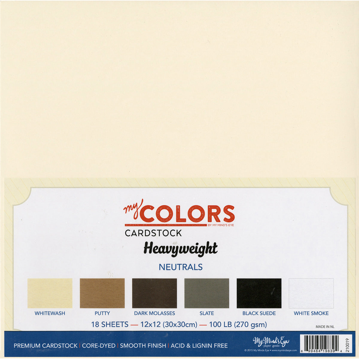 My Colors Heavyweight Cardstock Bundle - Neutrals