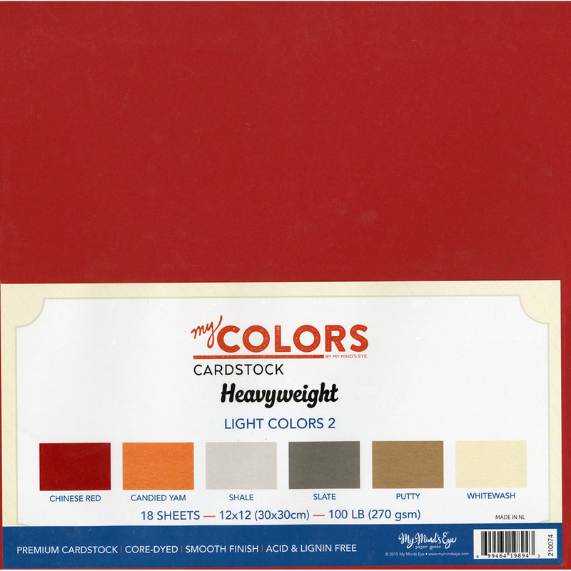 My Colors Heavyweight Cardstock Bundle - Lights 2