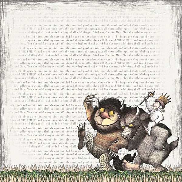 Where The Wild Things Are Double-Sided Cardstock 12X12 - Let The Wild Rumpus Start