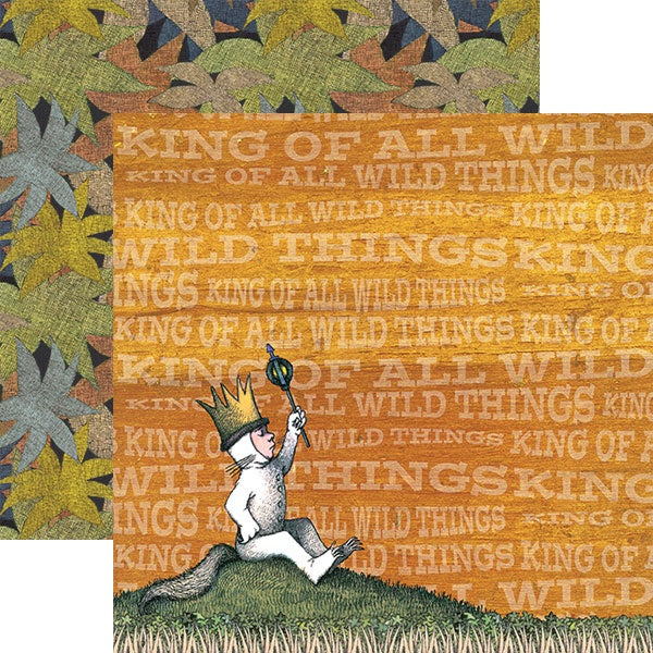 Where The Wild Things Are Double-Sided Cardstock 12X12 - Max