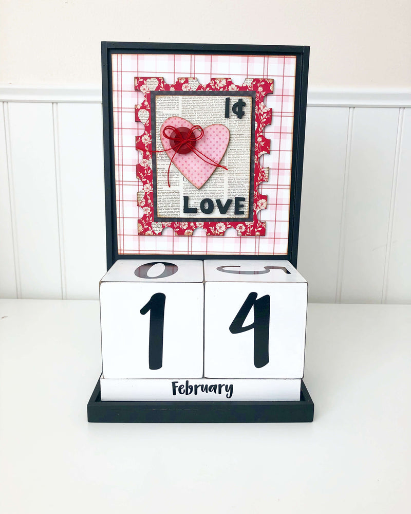 Block Countdown - February / Valentine's Day Kit