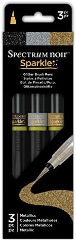 Spectrum Noir Sparkle Glitter Brush Pen - Metallics