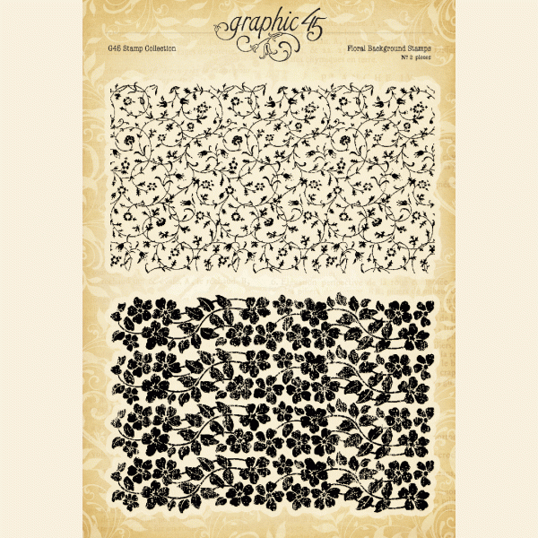 Floral Background Stamps