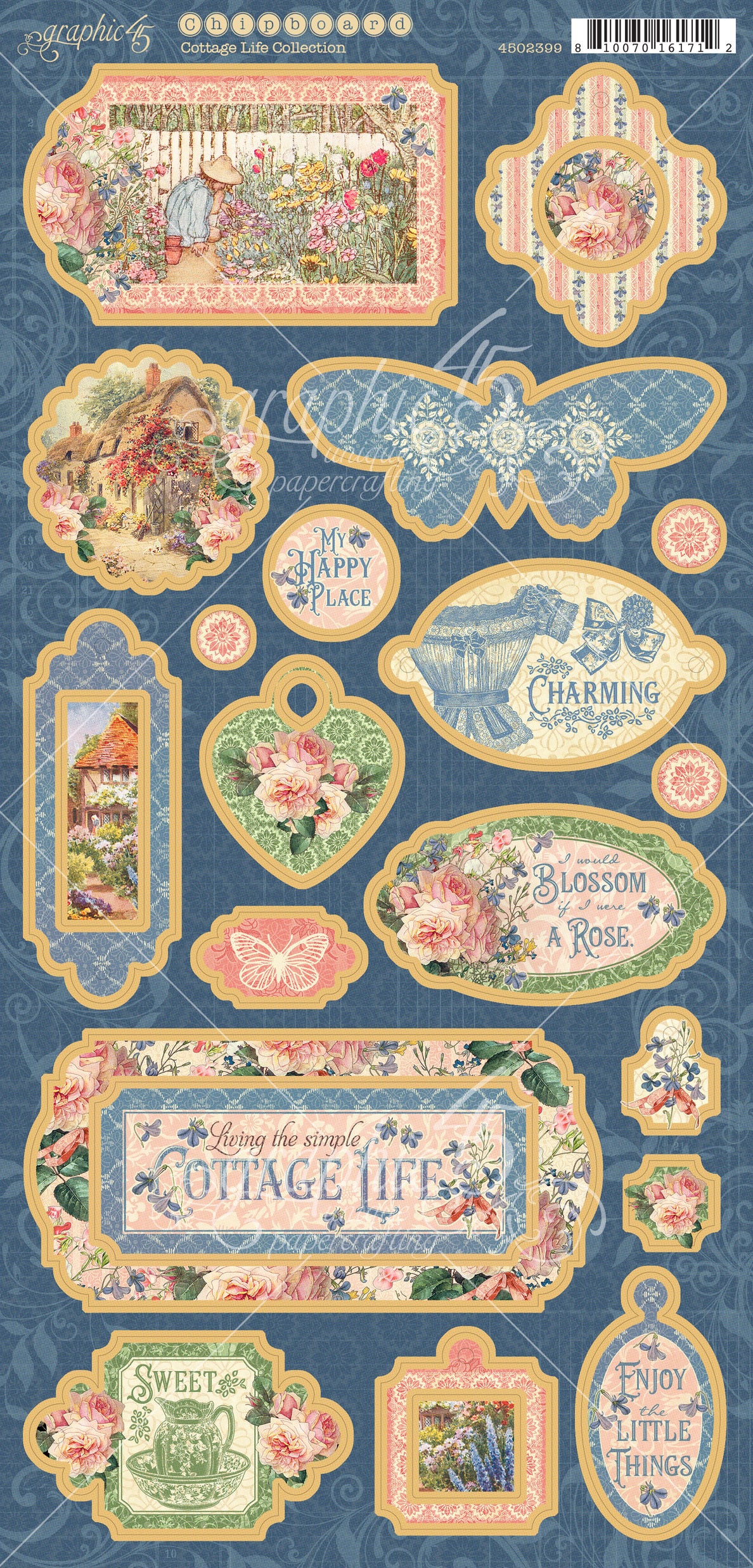 Cottage Life Chipboard