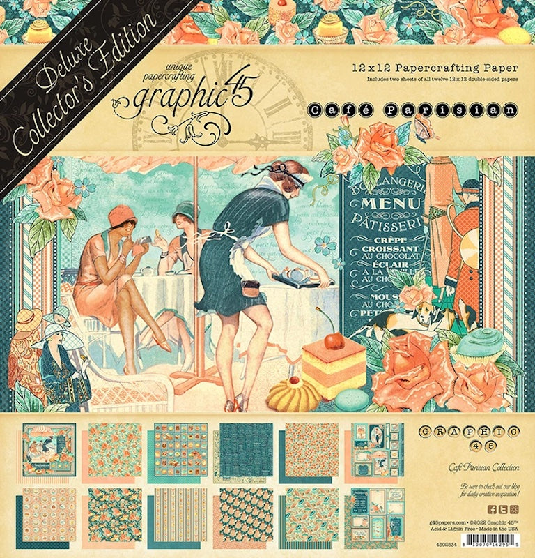 Cafe Parisian 12x12 Collector's Pack