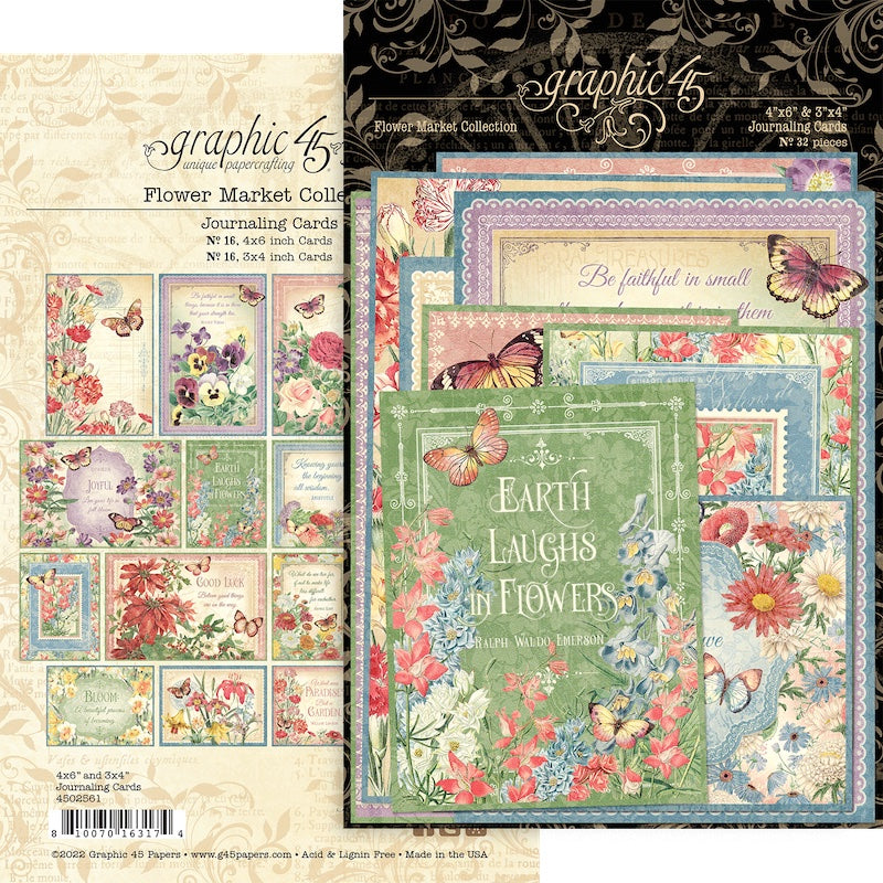 Flower Market – Journaling Cards