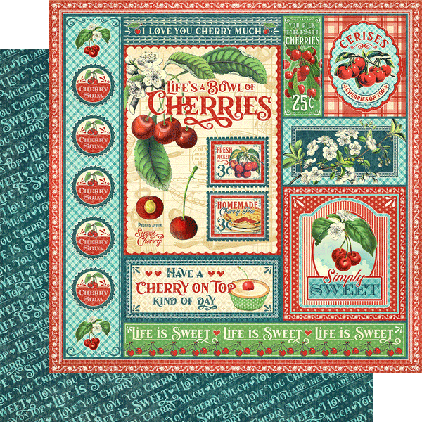 Life’s a Bowl of Cherries  – 12x12 Collection Kit