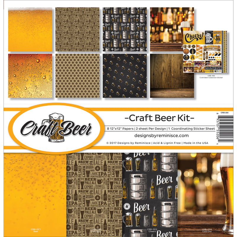 Reminisce - Craft Beer Collection - 12 x 12 Collection Kit