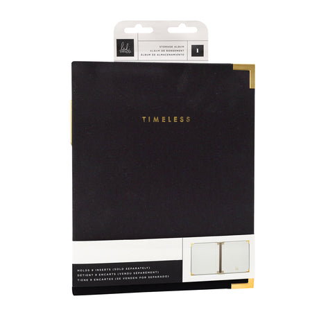 Storyline Chapters Black 'Timeless' 8x10 Album by Heidi Swapp