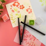 Flat & Angled Detailed Blending Brushes Set