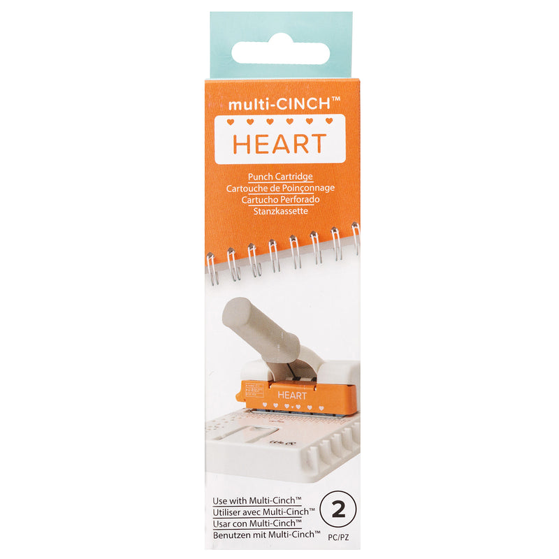 Heart Punch Cartridge We R Memory Keepers - Multi Cinch – Button
