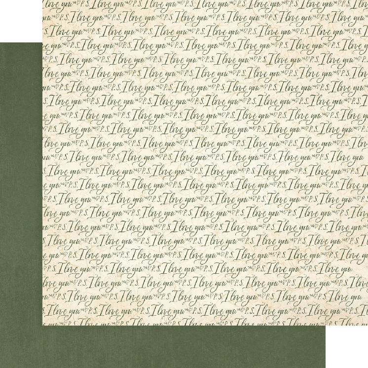 P.S. I Love You 12×12 Patterns & Solids Pack