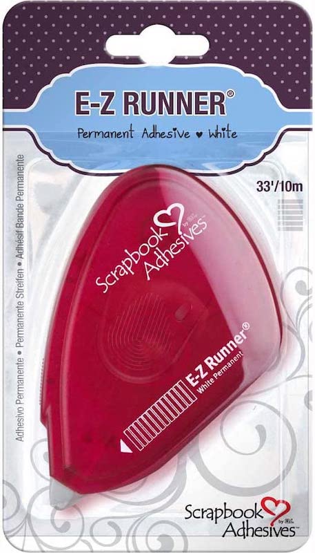 Scrapbook Adhesives E-Z Runner White Permanent Strips