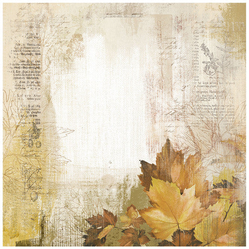 Vintage Artistry In The Leaves Dbl-Sided Cardstock 12X12 - Autumnal