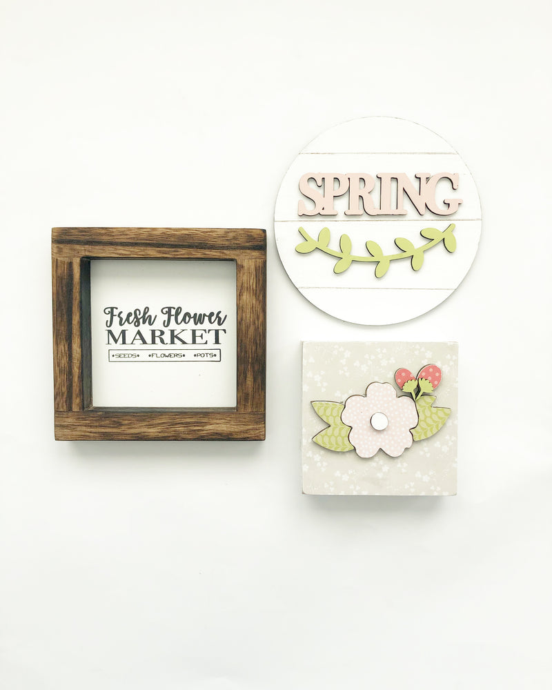 Accessory Tray Kit - April (Flower Market Frame, Spring, Flower)