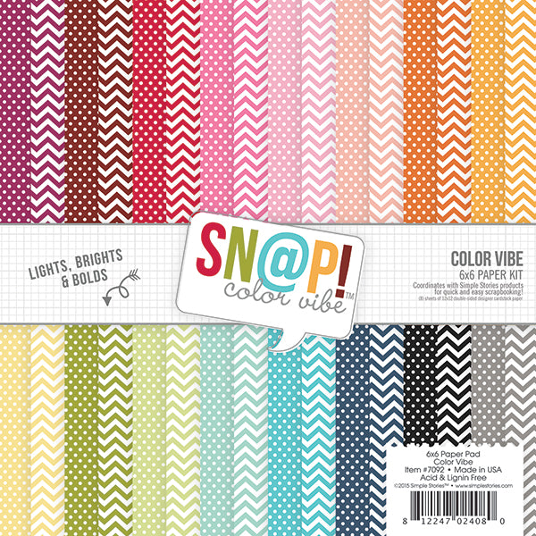 SN@P! COLOR VIVE II 6X6 PAD by SIMPLE STORIES