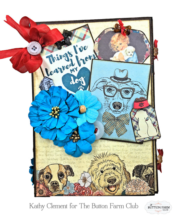Things I learned from my DOG Mini Album by Kathy Clement ~ Digital Tutorial