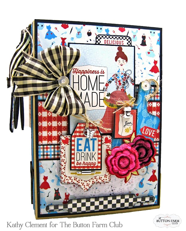 Authentique Ingredient Waterfall Recipe Album Kit by Kathy Clement ~ Digital Tutorial